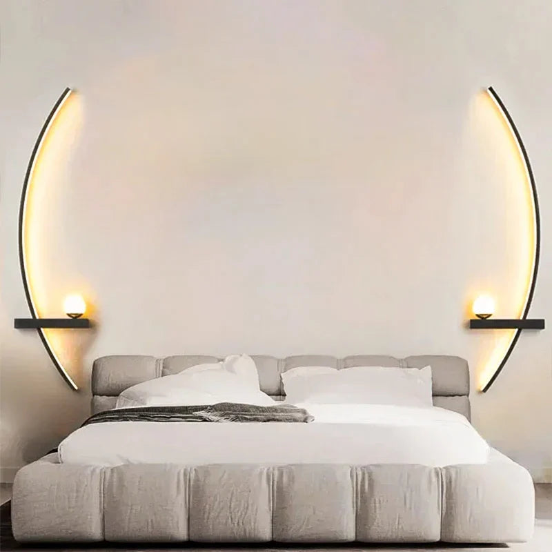 StripeGlow | moderne led-wandleuchten für stilvolle räume