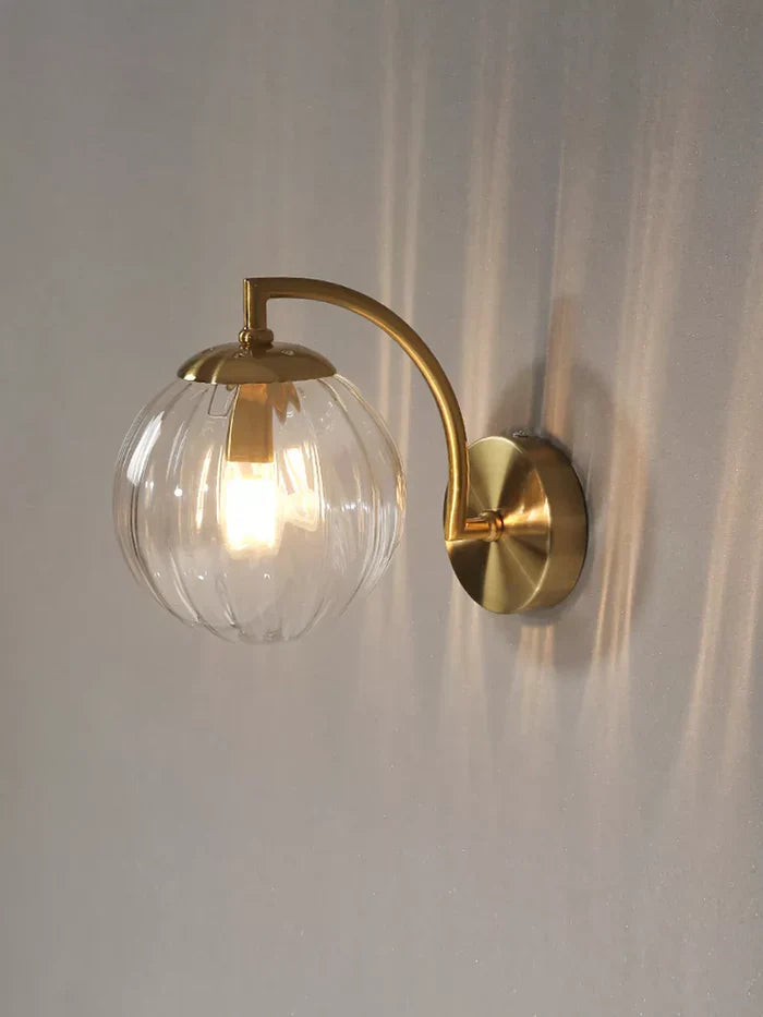 Glaslamp - led-wandleuchte