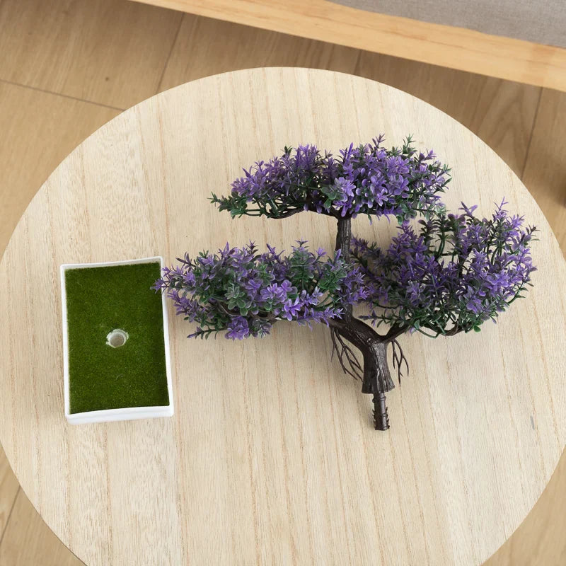 MiniZen | dekorativer pott mit kunst-bonsai