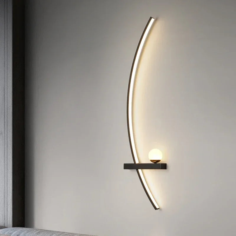 StripeGlow | moderne led-wandleuchten für stilvolle räume