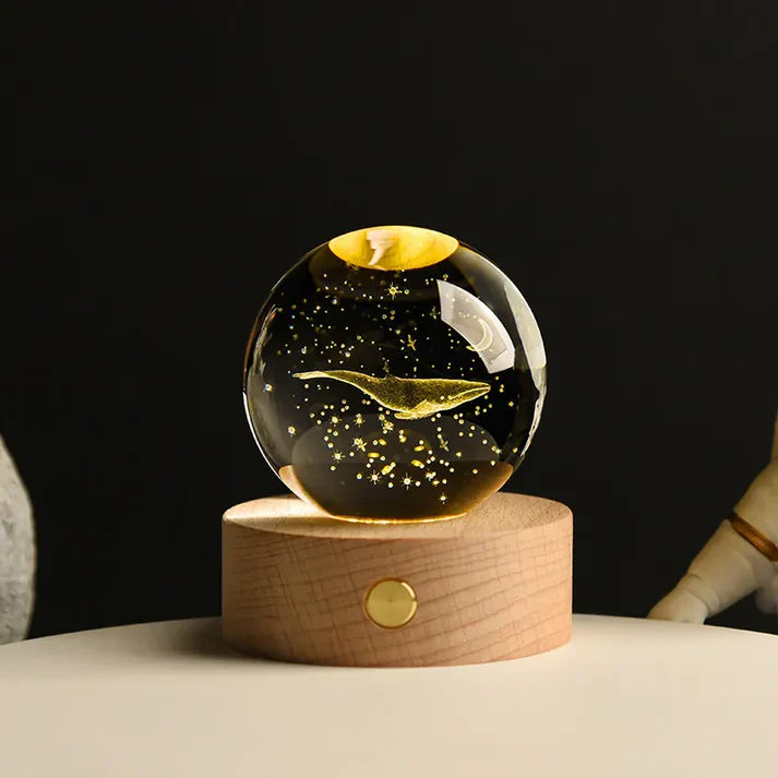 Leuchtende 3d-kristall-nachtlichter – einzigartige geschenke für alle anlässe
