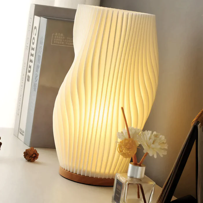 Serene wavecrest lampe