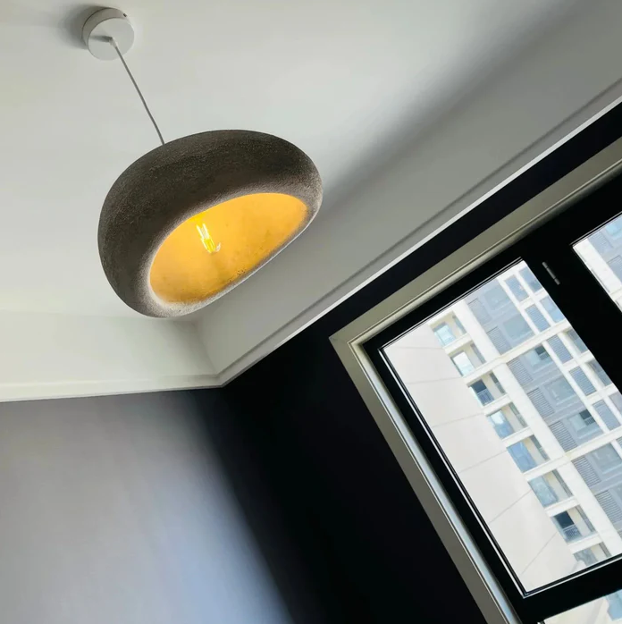 Wabi sabi pendelleuchte