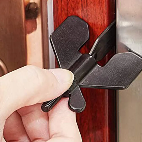 Tragbarer türstopper für reisen und zuhause