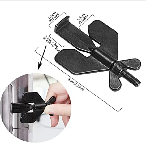 Tragbarer türstopper für reisen und zuhause