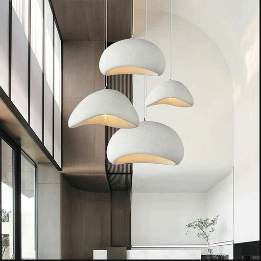 Wabi sabi pendelleuchte
