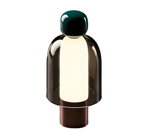 Lumiclear - glas led tischlampe mit akku