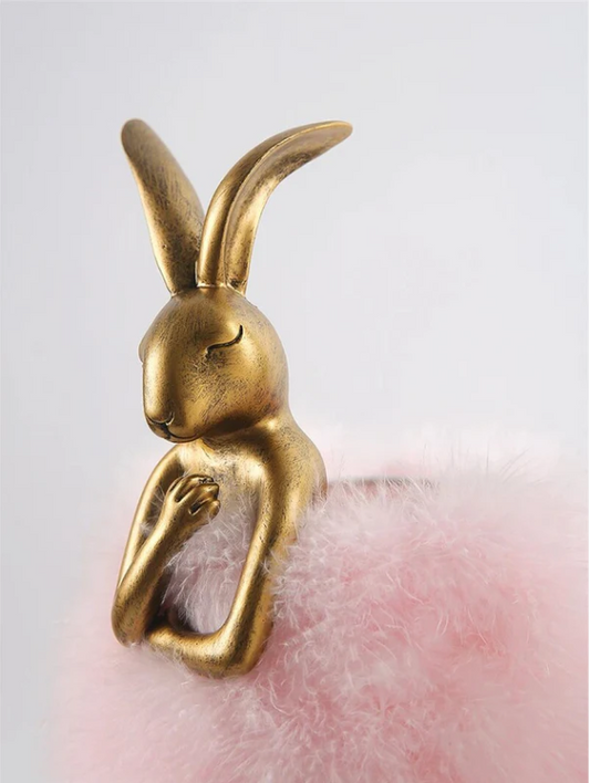 Fluffybunny - feder-kaninchen-tischlampe