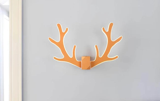 AntlerGlow | elegante led-wandlampe im modernen geweih-design