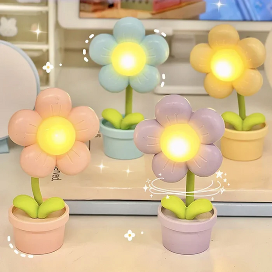 BloomLite - kleine blumen-tischlampe