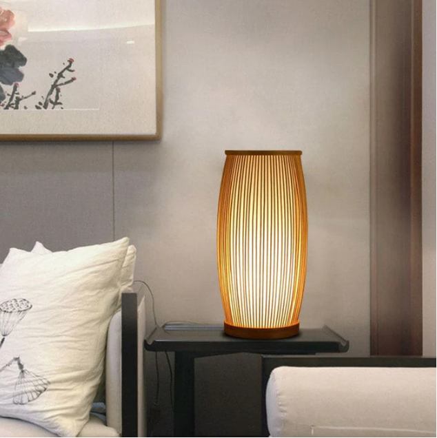 BambooGlow - bambus tischlampe