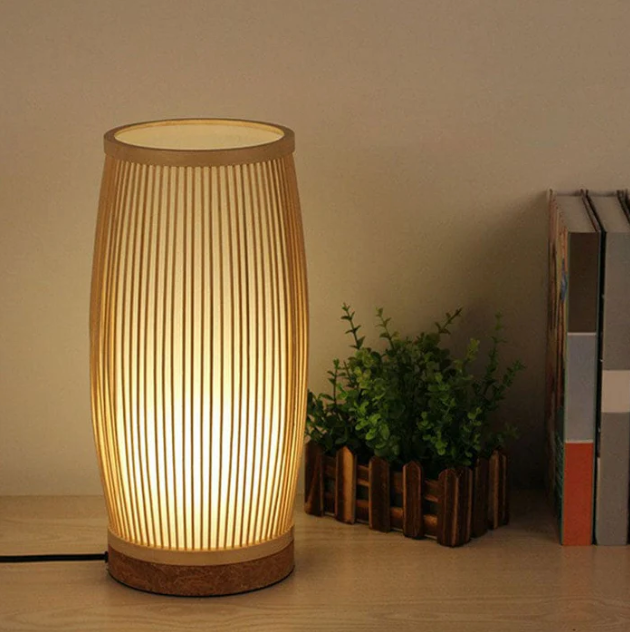 BambooGlow - bambus tischlampe