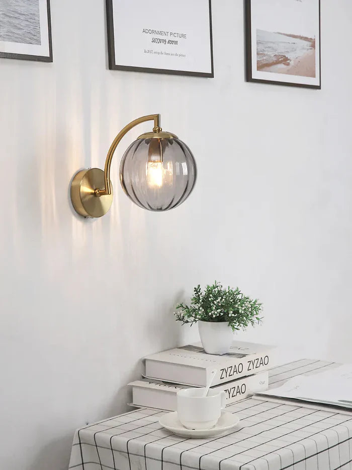 Glaslamp - led-wandleuchte