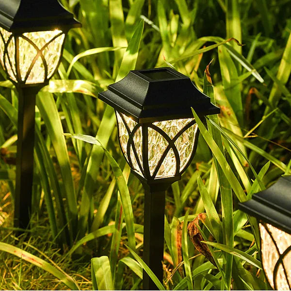 Solarbetriebene gartenlampe