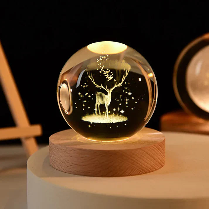 Leuchtende 3d-kristall-nachtlichter – einzigartige geschenke für alle anlässe