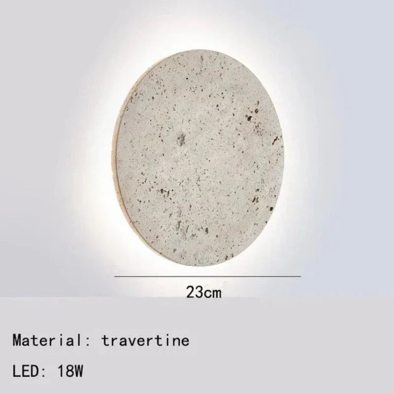 Earthyradiance - wandlampe aus naturstein