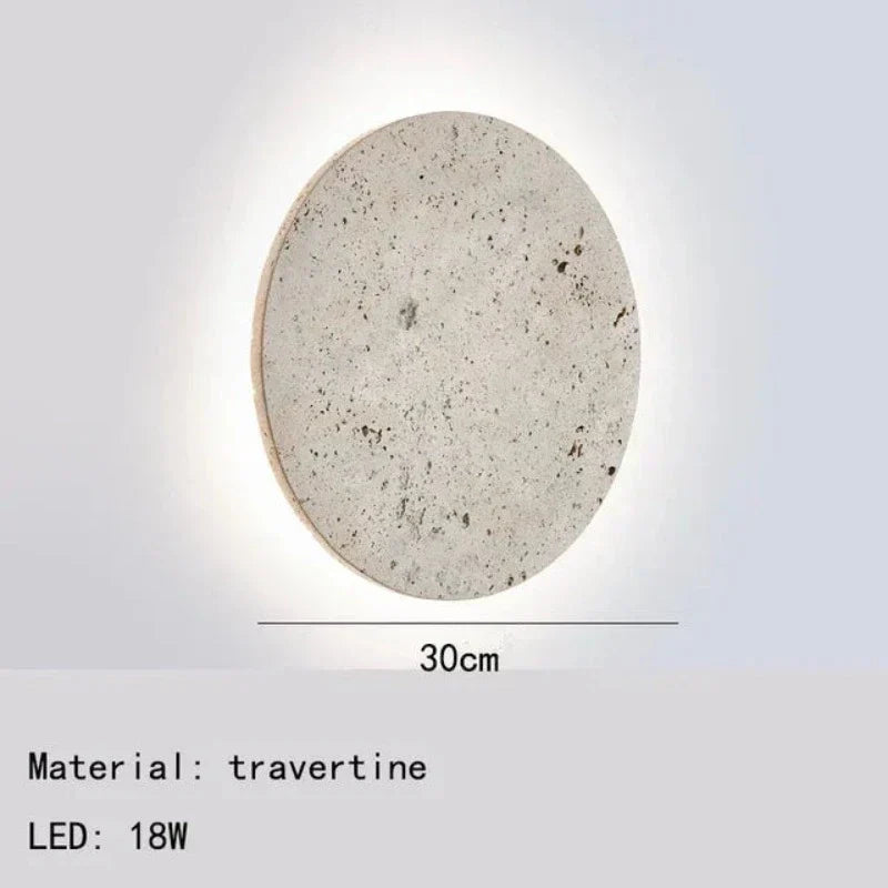 Earthyradiance - wandlampe aus naturstein