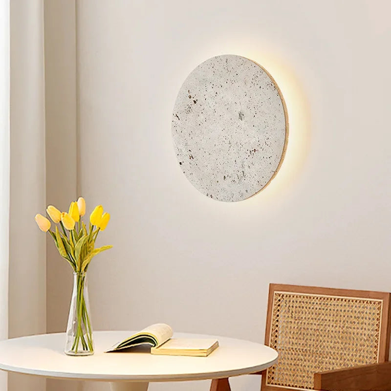 Earthyradiance - wandlampe aus naturstein