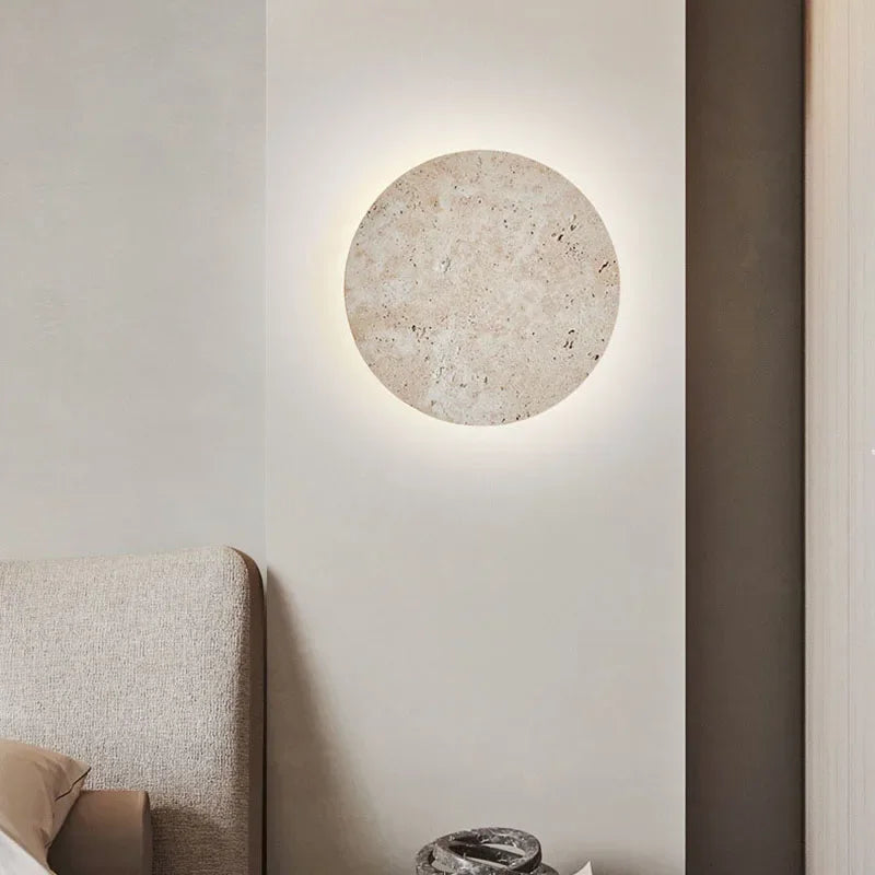 Earthyradiance - wandlampe aus naturstein