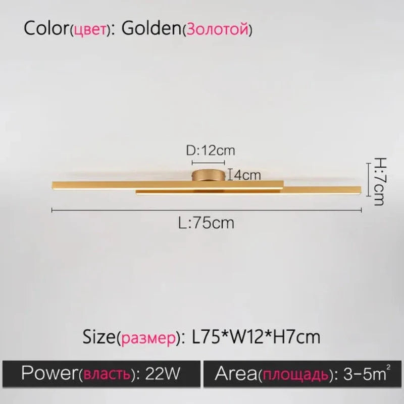 ModernityGlow - minimalistische wohnzimmer-deckenleuchte