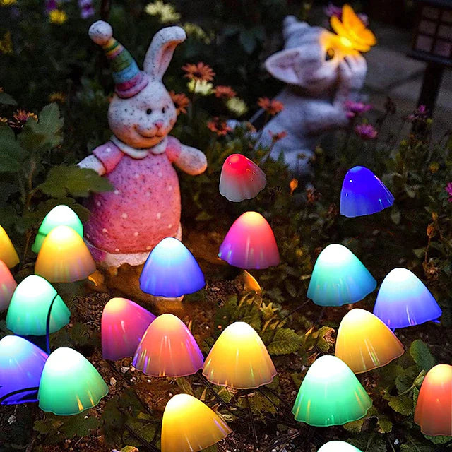 Lichterkette pilz - solar LED lichterkette