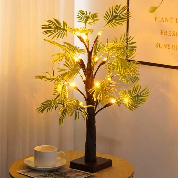 Weihnachten led palm leaf lights