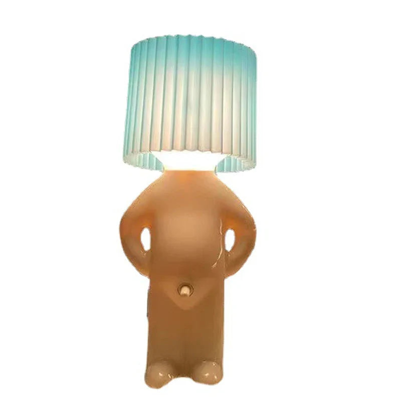 Stehender mann – die lustigste tischlampe, die es gibt, kreatives geschenk