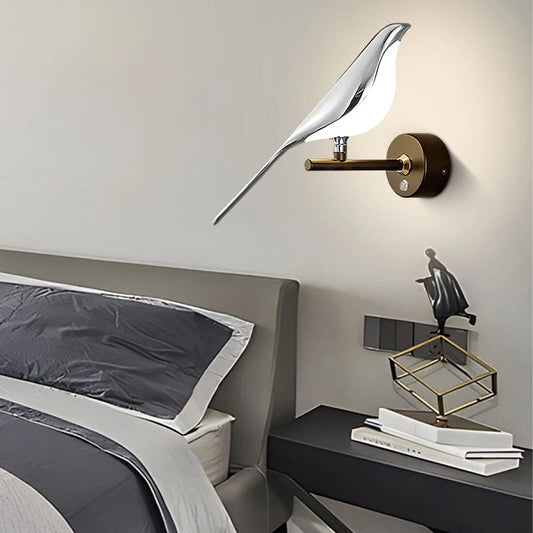 Wingspan - vogel wandleuchte 360° drehbar