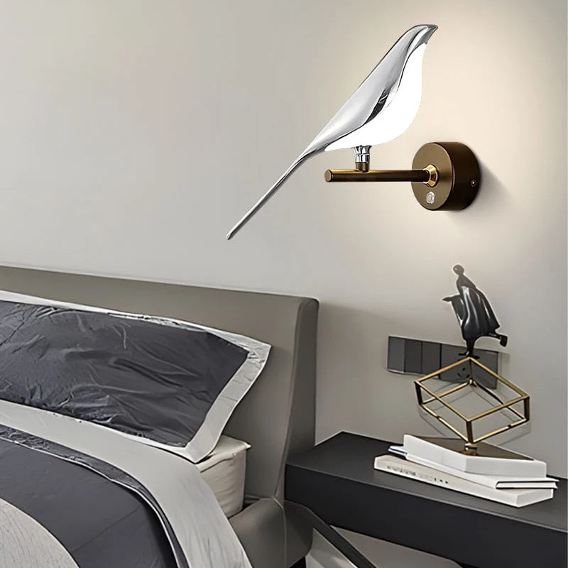 Wingspan - vogel wandleuchte 360° drehbar