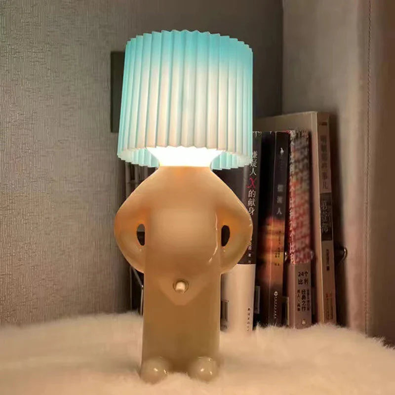 Stehender mann – die lustigste tischlampe, die es gibt, kreatives geschenk