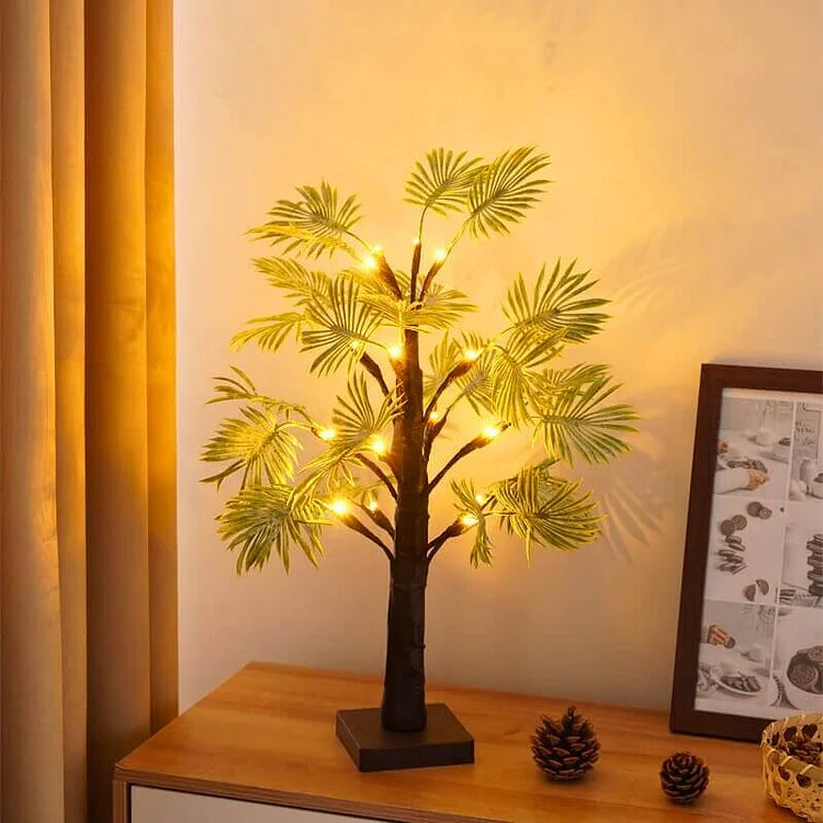 Weihnachten led palm leaf lights