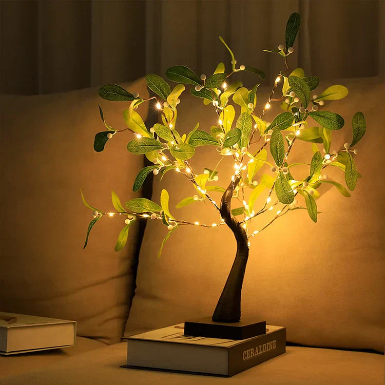 Weihnachten ginkgo baum led lichter