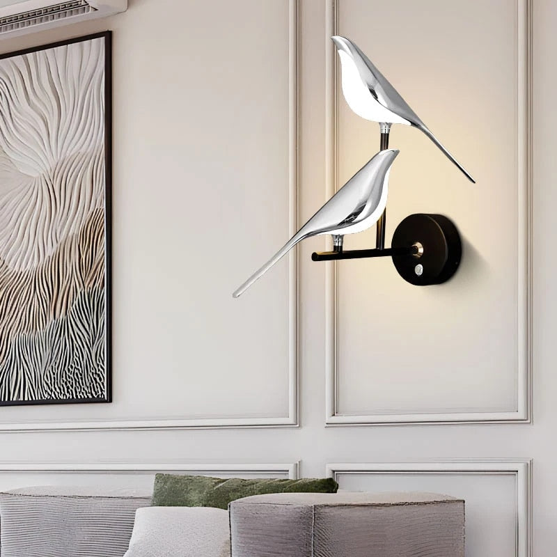Wingspan - vogel wandleuchte 360° drehbar