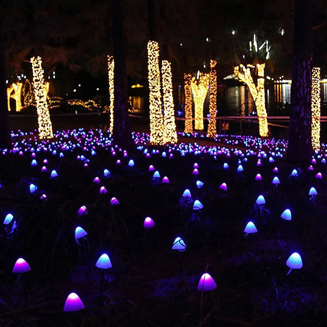 Lichterkette pilz - solar LED lichterkette
