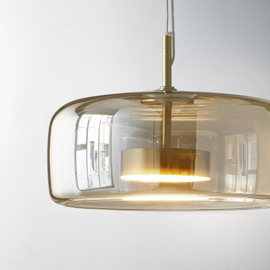 Moderne glazen hanglampen