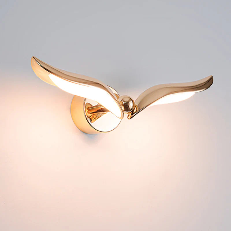 Luxuriöse möwe led wandlampe