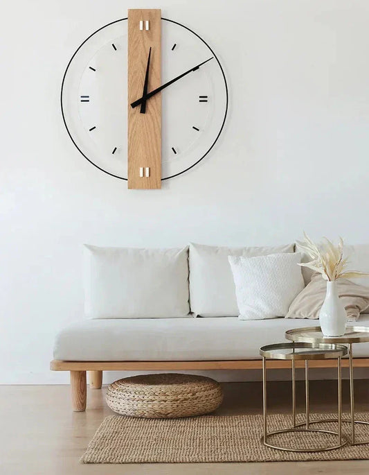 Silentoak | stille wanduhr aus holz