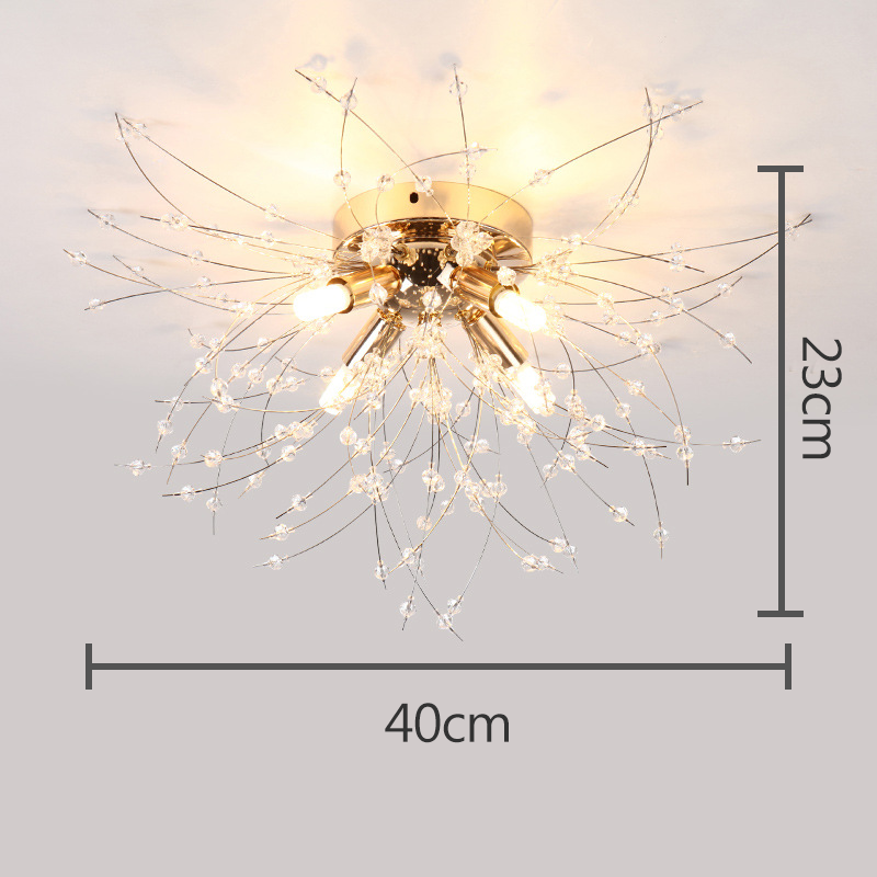 Dandelion kristall-deckenleuchte