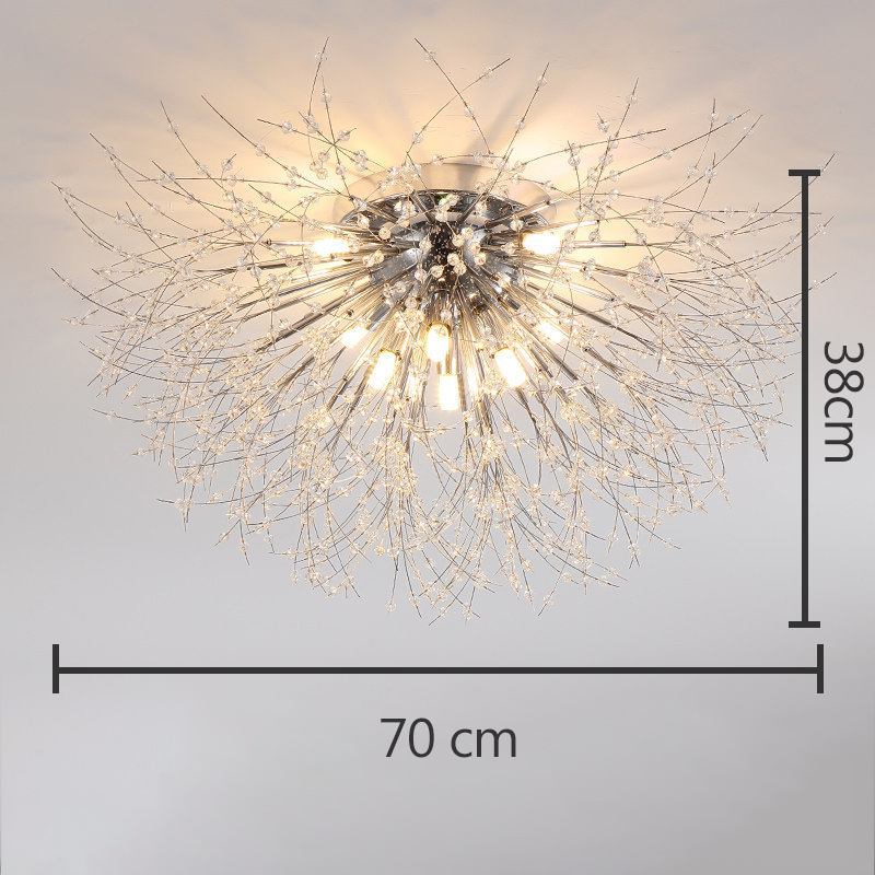 Dandelion kristall-deckenleuchte