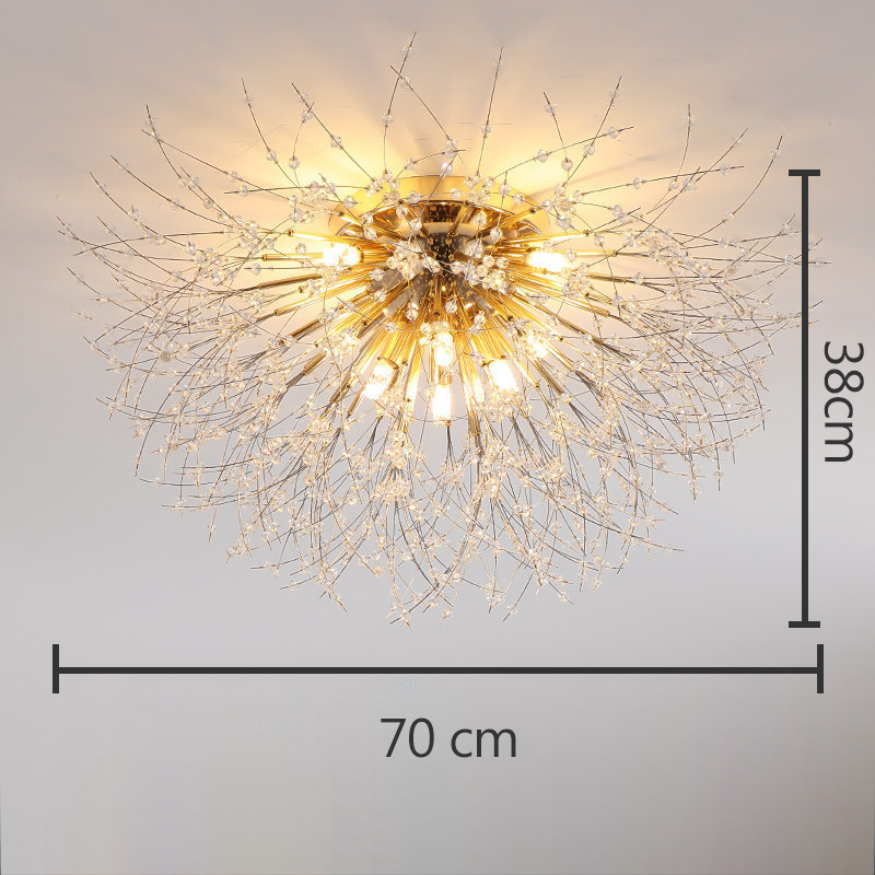 Dandelion kristall-deckenleuchte