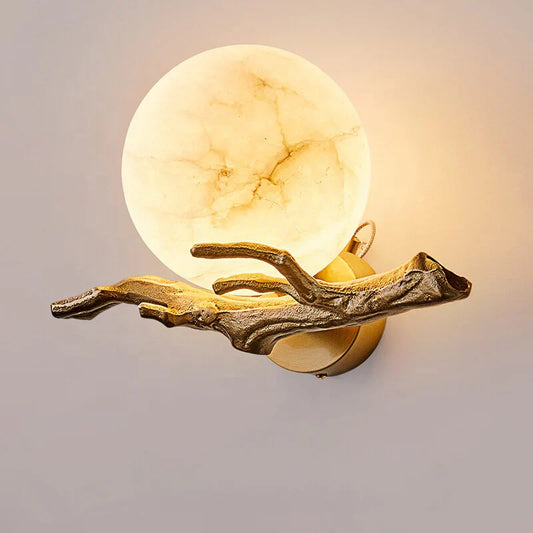 Moderne kreative marmor-wandlampe