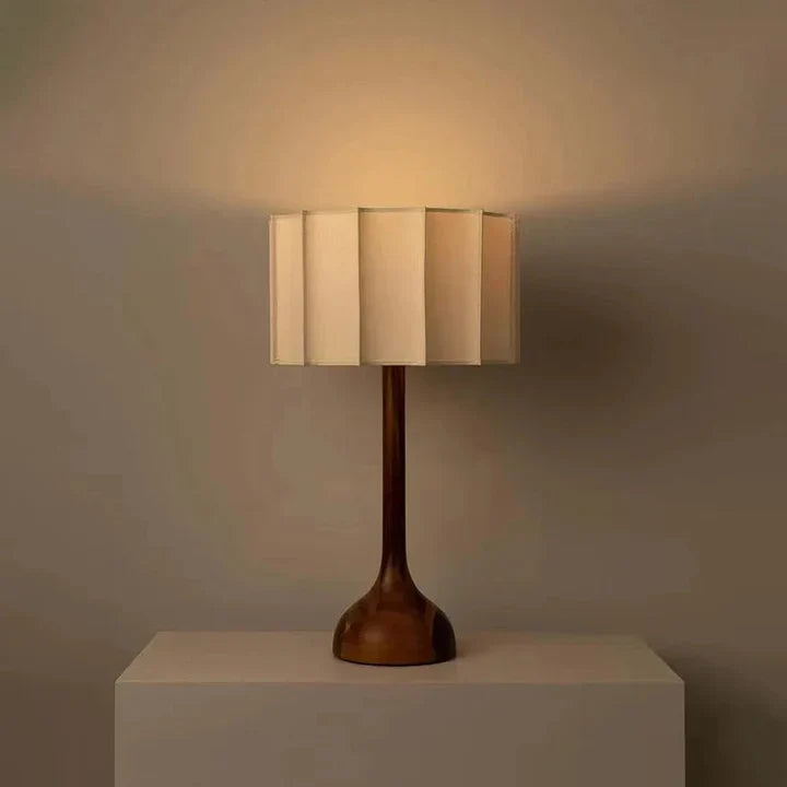 Merlina tischlampe aus holz