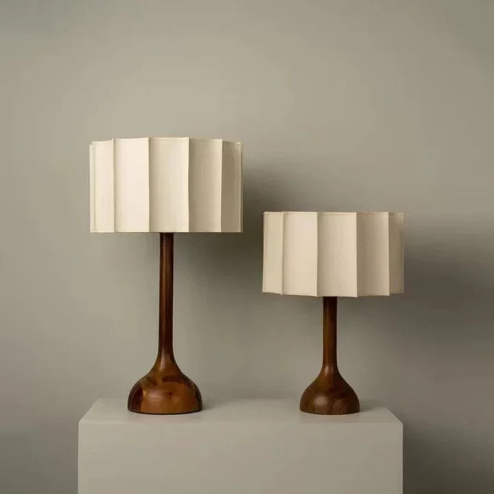 Merlina tischlampe aus holz