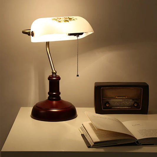 EvoLicht - vintage halbzylinder-tischlampe