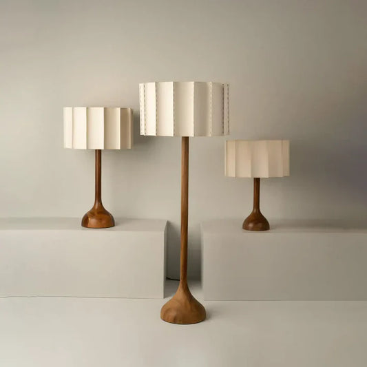 Merlina tischlampe aus holz