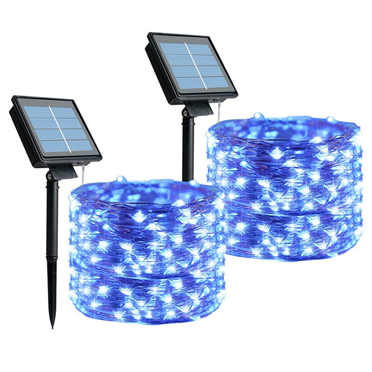 Solar-lichterketten für den außenbereich | wasserdichte solar-gartenleuchten