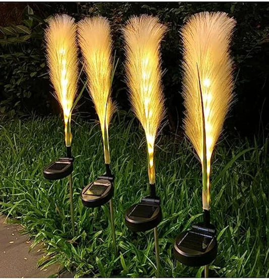 Fiber reed außenleuchte (solar)