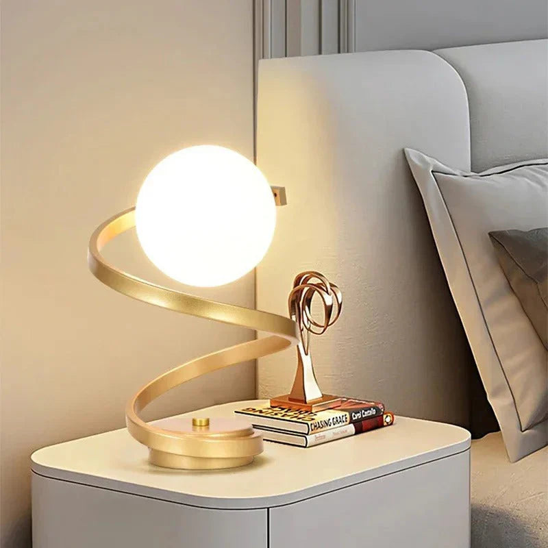 Nordic led-tischlampe – retro-eleganz für ihr interieur nachttischlampe
