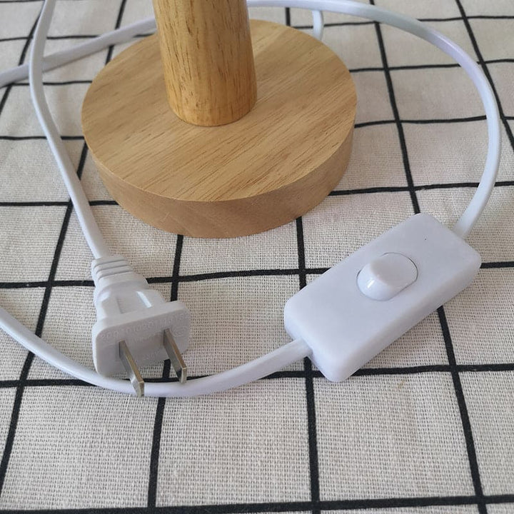LightWave - nachtlampe aus geflochtenem seil