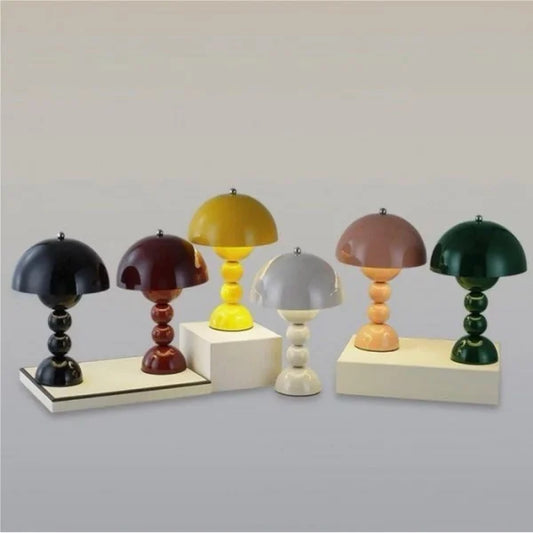 Nordische - blumenknospen bunte tragbare tischlampe